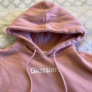 GLOSSIER // ORIGINAL PINK HOODIE